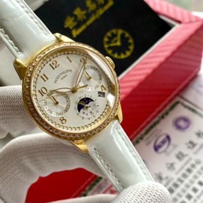 PATEK PHILIPPE Geneve tourbillon automatic Grand Complications  Gold Diamond Replica Watch